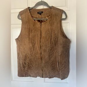 Chadwick’s of Boston Brown Leather Vest